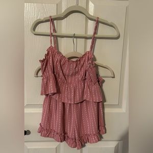 Summer top and short set